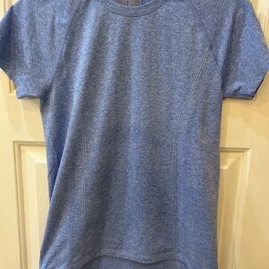 CALIA by Carrie Underwood Blue Heathered Top